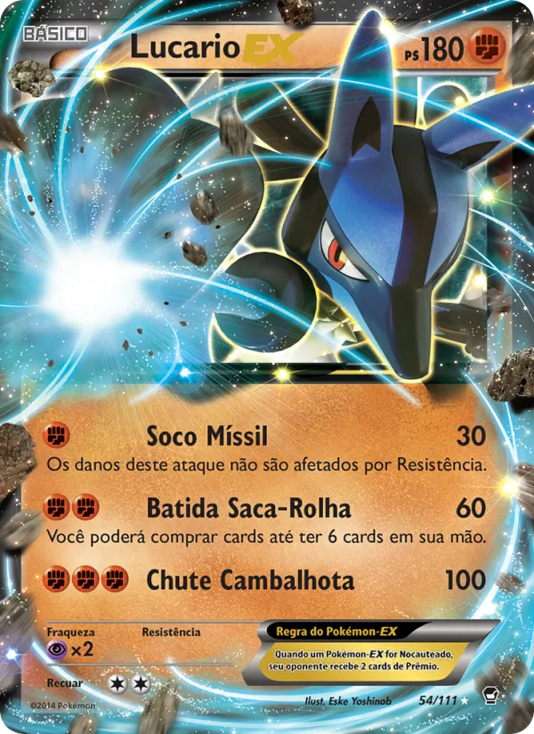 Lucario EX Punhos Furiosos 54/111