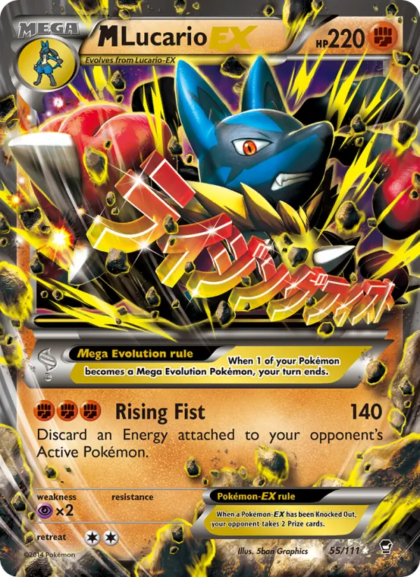 M Lucario EX Furious Fists 55/111