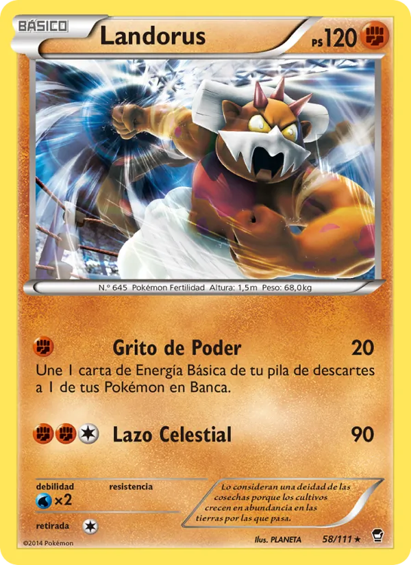Landorus Puños Furiosos 58/111