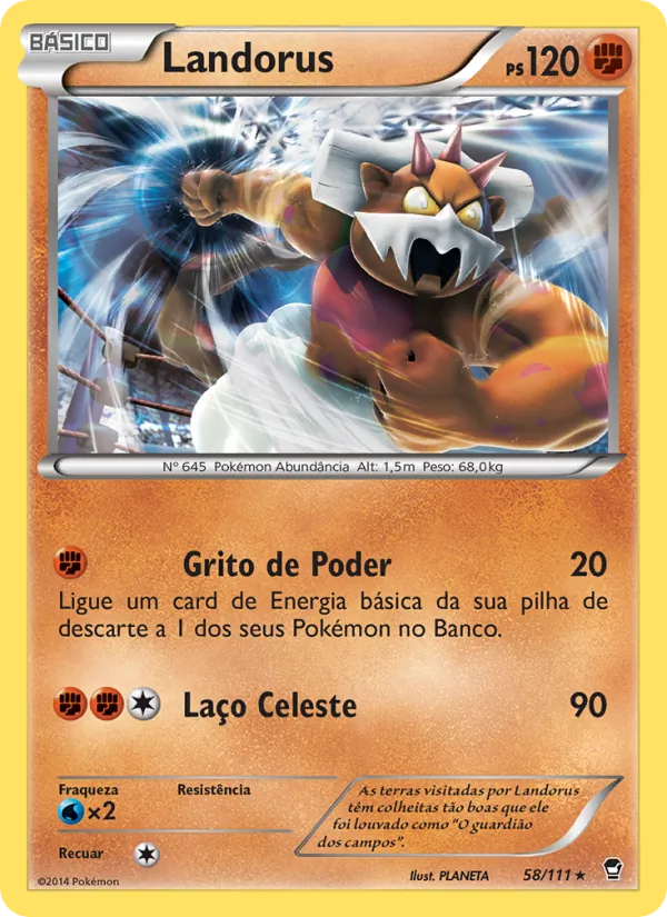 Landorus Punhos Furiosos 58/111