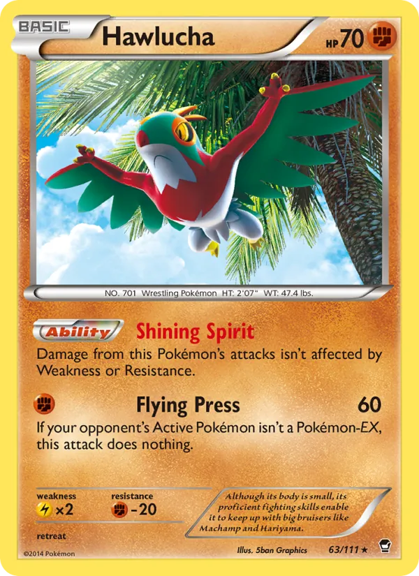 Hawlucha Furious Fists 63/111