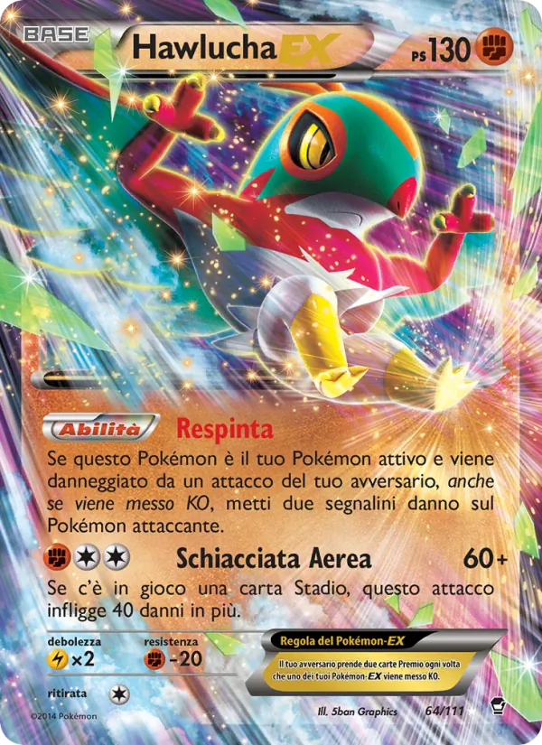 Hawlucha EX Colpi Furiosi 64/111