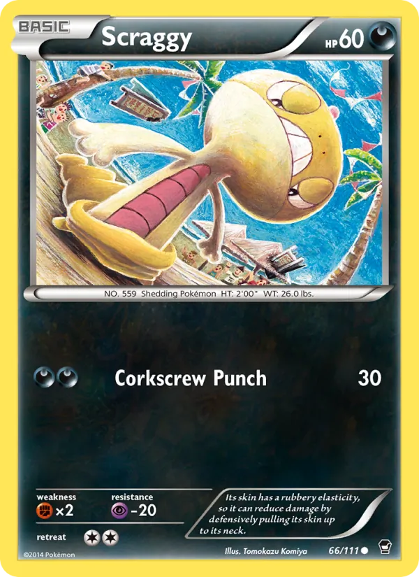 Scraggy Furious Fists 66/111