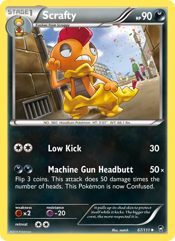 Scrafty Furious Fists 67/111