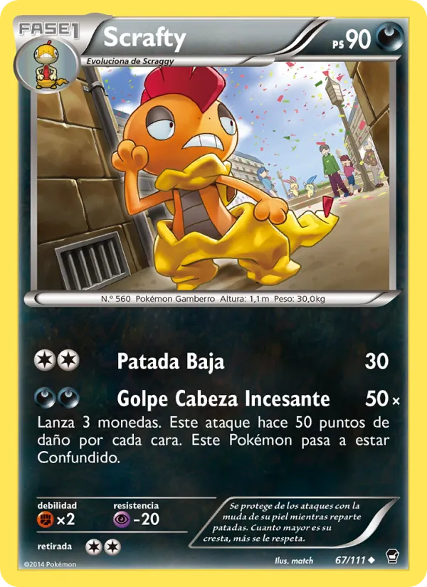 Scrafty Puños Furiosos 67/111