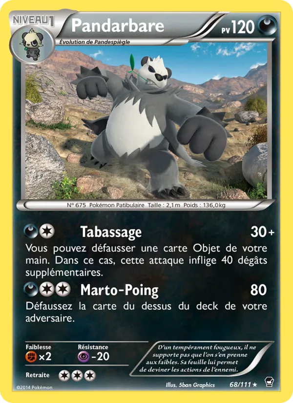Pandarbare Poings Furieux 68/111