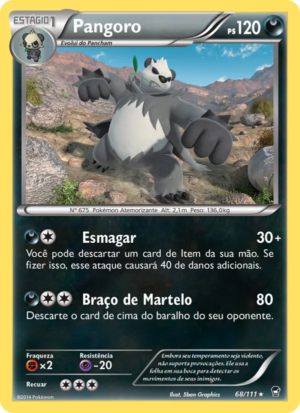 Pangoro Punhos Furiosos 68/111
