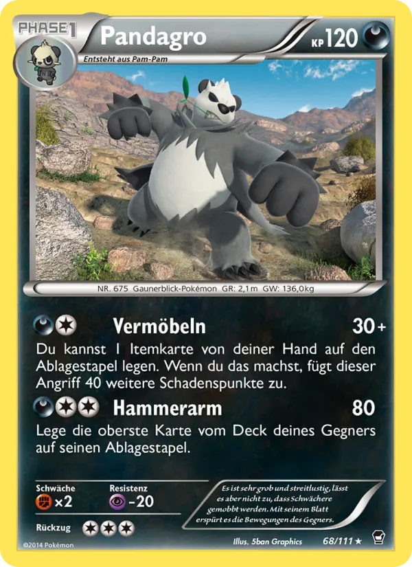 Pandagro Fliegende Fäuste 68/111