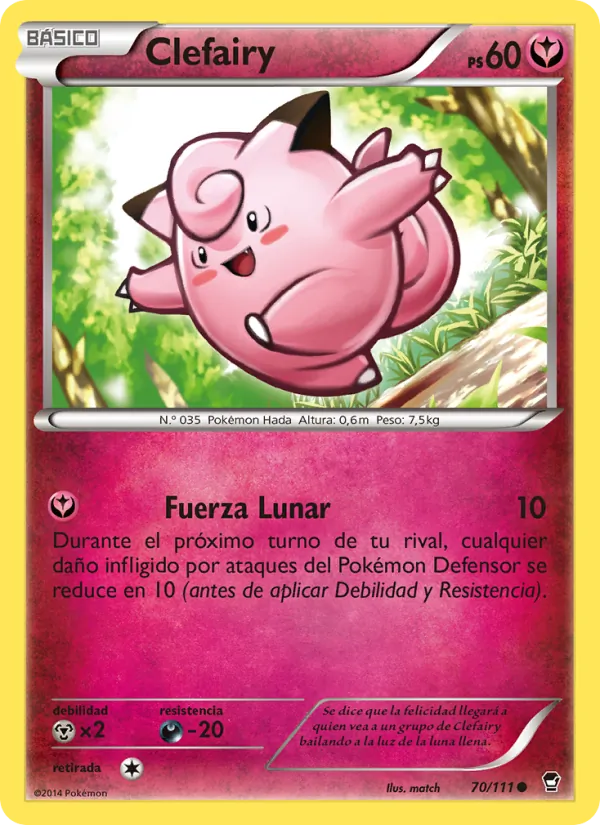 Clefairy Puños Furiosos 70/111