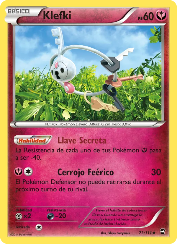 Klefki Puños Furiosos 73/111