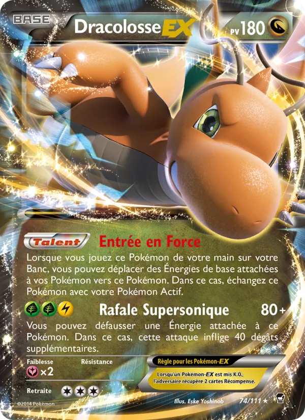 Dracolosse EX Poings Furieux 74/111