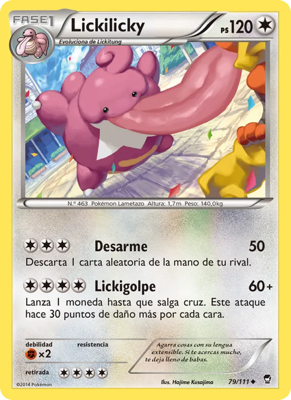 Lickilicky Puños Furiosos 79/111