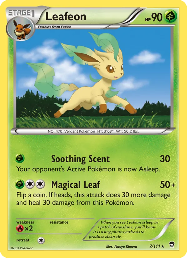 Leafeon Furious Fists 7/111