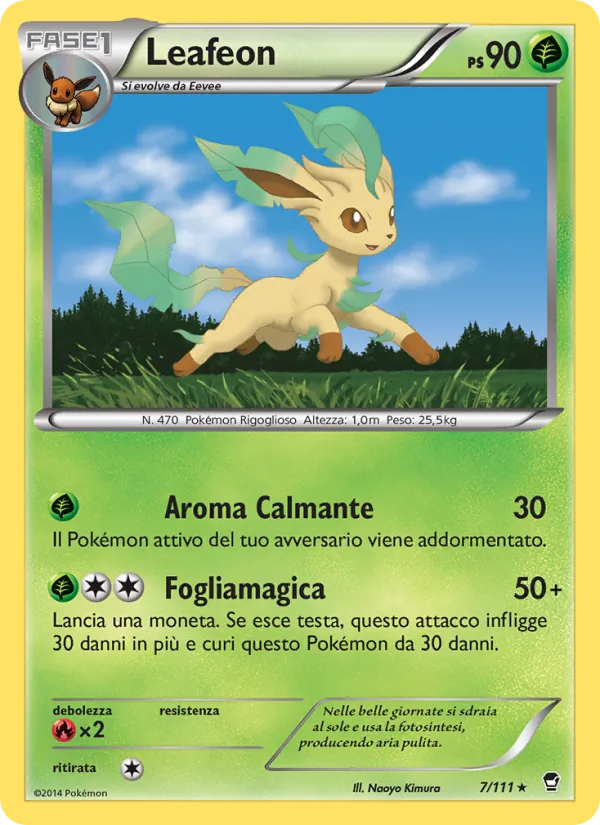 Leafeon Colpi Furiosi 7/111