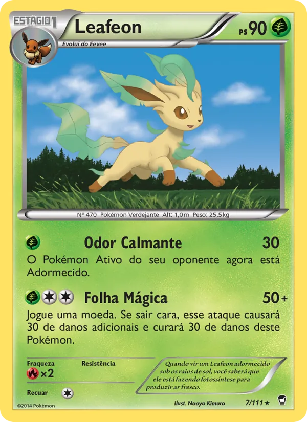 Leafeon Punhos Furiosos 7/111