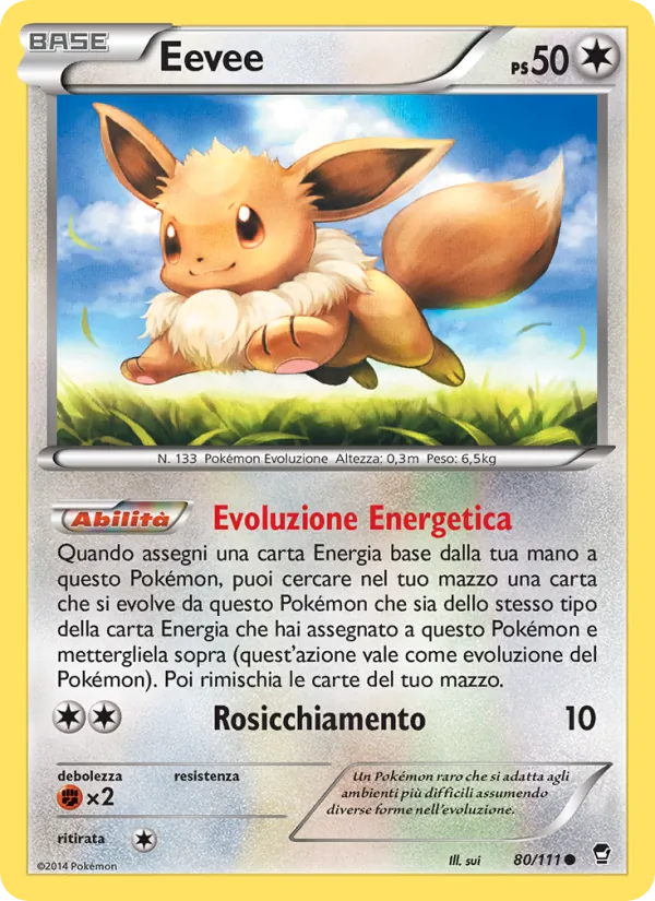 Eevee Colpi Furiosi 80/111
