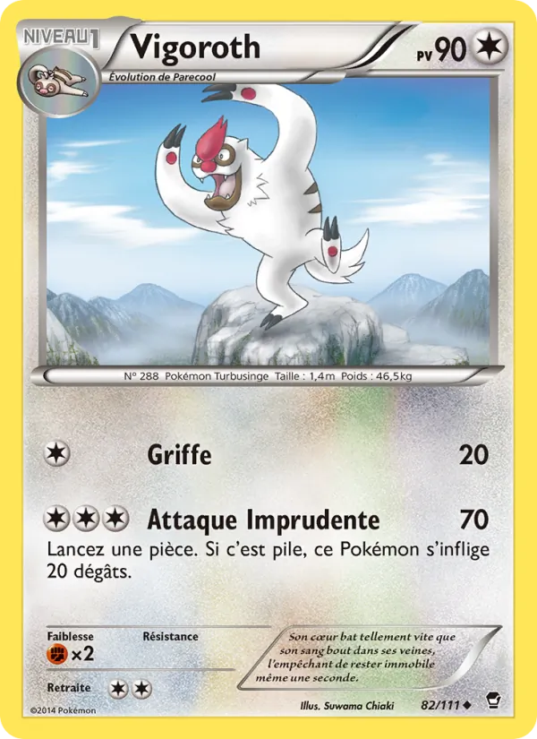 Vigoroth Poings Furieux 82/111