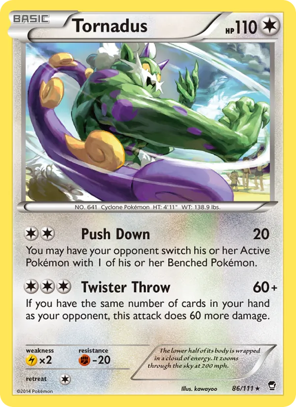Tornadus Furious Fists 86/111