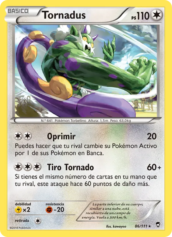Tornadus Puños Furiosos 86/111