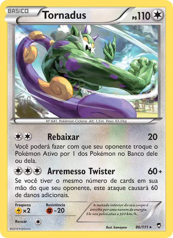 Tornadus Punhos Furiosos 86/111