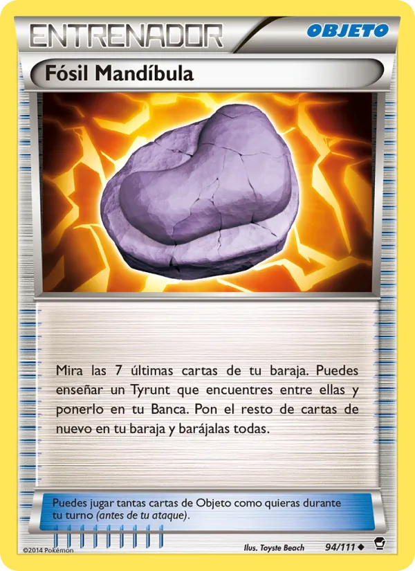 Fósil Mandíbula Puños Furiosos 94/111