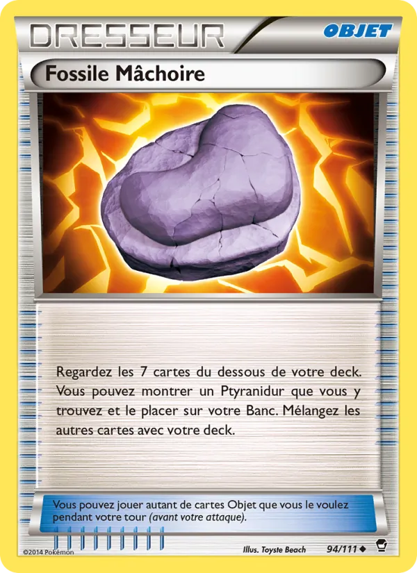 Fossile Mâchoire Poings Furieux 94/111
