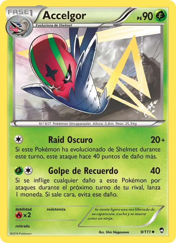 Accelgor Puños Furiosos 9/111