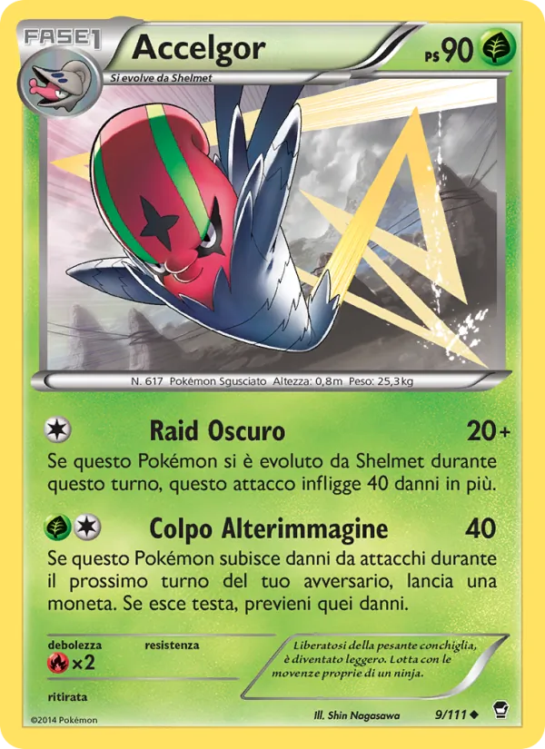 Accelgor Colpi Furiosi 9/111
