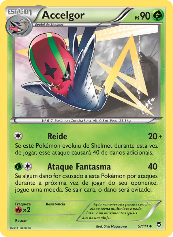 Accelgor Punhos Furiosos 9/111