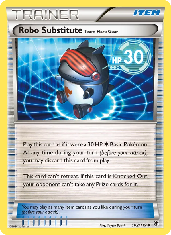 Robo Substitute Team Flare Gear Phantom Forces 102/119