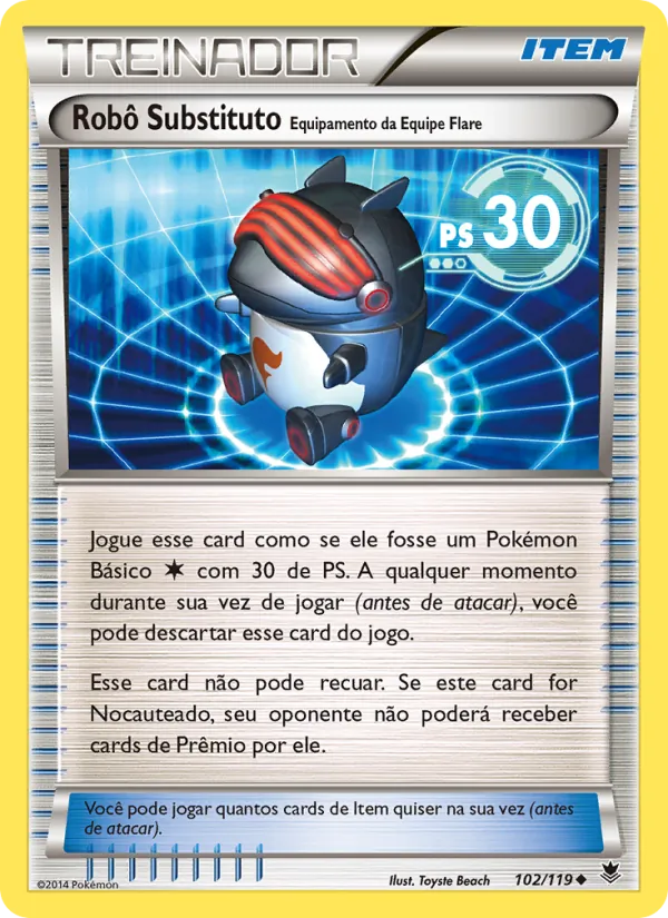 Robô Substituto – Equipamento da Equipe Flare Força Fantasma 102/119