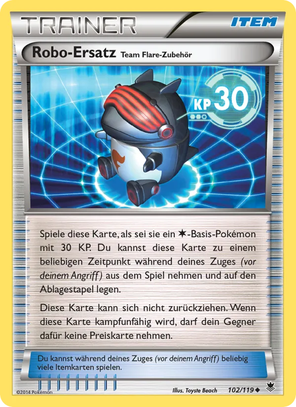 Robo-Ersatz Team Flare-Zubehör Phantomkräfte 102/119