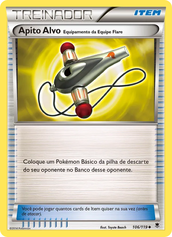 Apito Alvo – Equipamento da Equipe Flare Força Fantasma 106/119