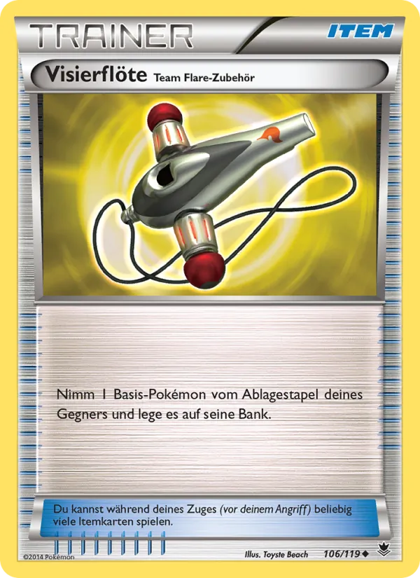 Visierflöte Team Flare-Zubehör Phantomkräfte 106/119