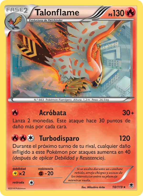 Talonflame Fuerzas Fantasmales 10/119