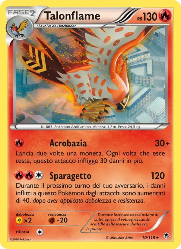Talonflame Forze Spettrali 10/119