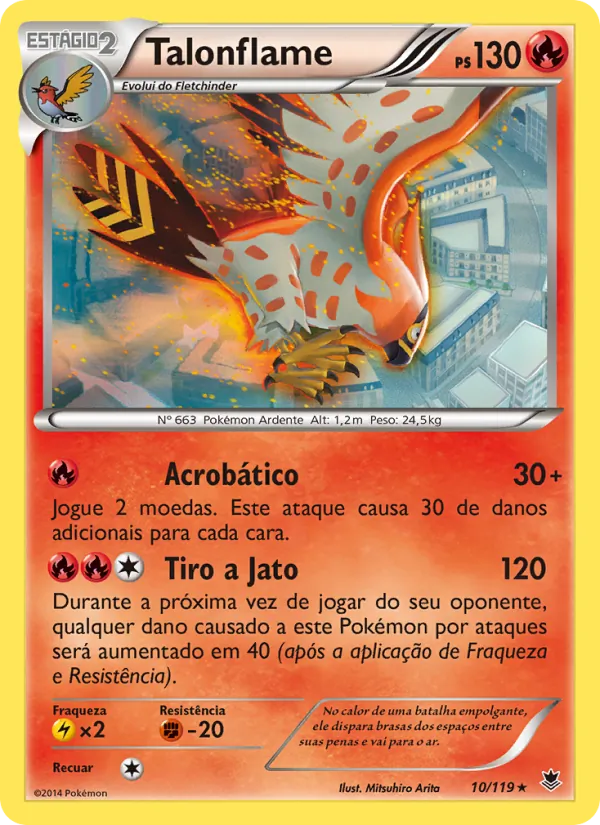 Talonflame Força Fantasma 10/119