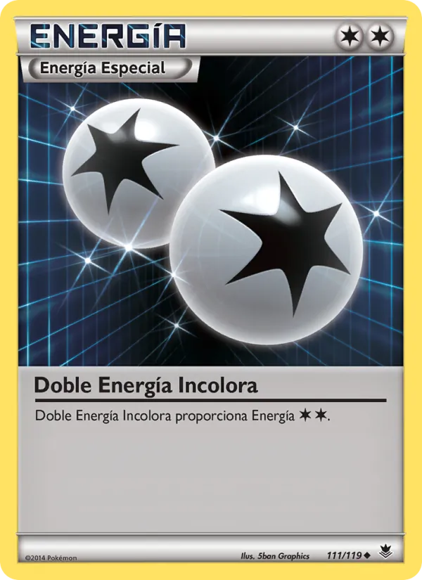 Doble Energía Incolora Fuerzas Fantasmales 111/119