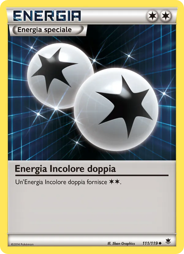 Energia Incolore doppia Forze Spettrali 111/119