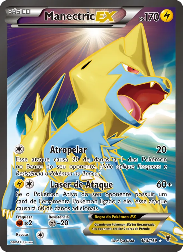 Manectric EX Força Fantasma 113/119