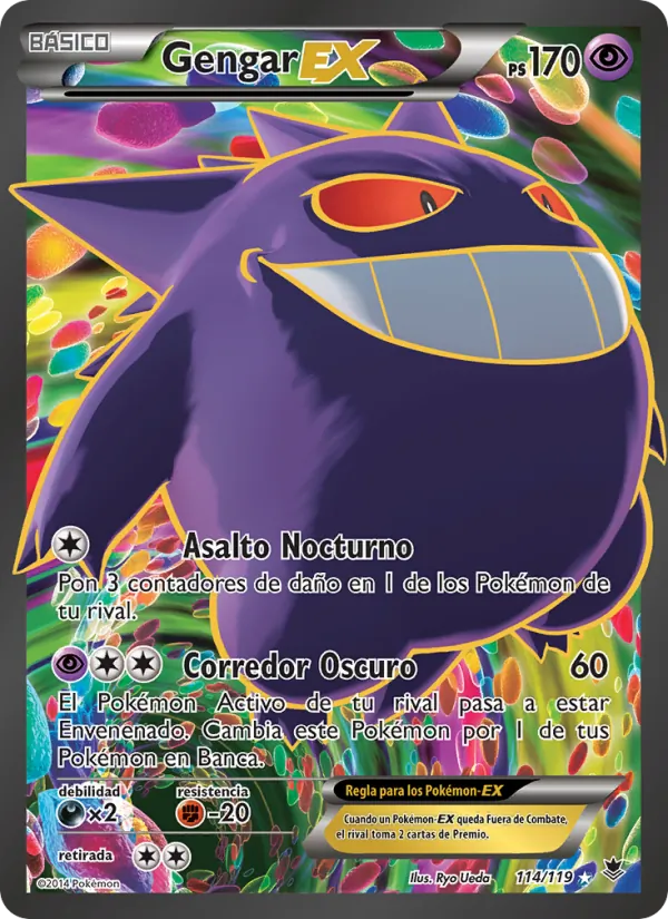 Gengar EX Fuerzas Fantasmales 114/119