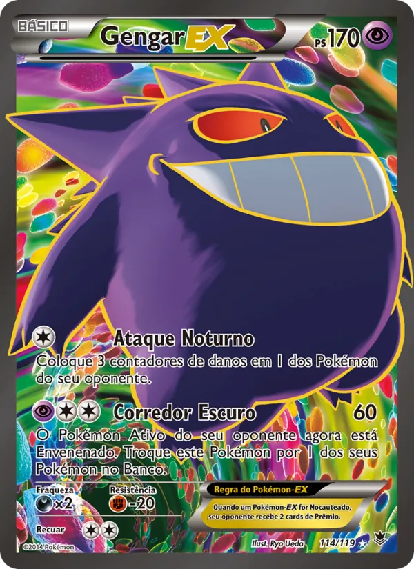 Gengar EX Força Fantasma 114/119