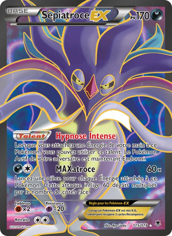 Sepiatroce EX Vigueur Spectrale 115/119