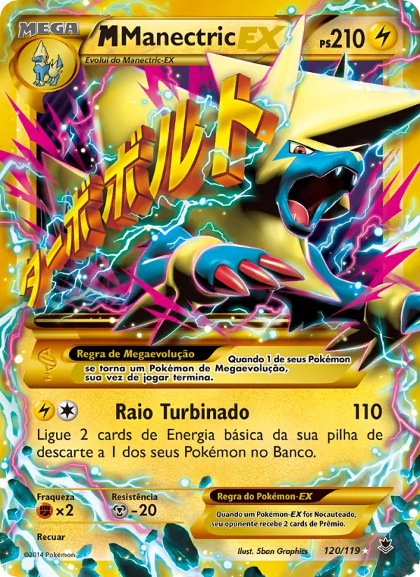 M-Manectric EX Força Fantasma 120/119