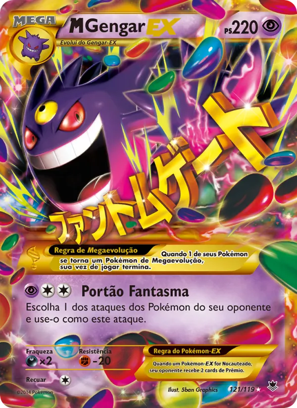M-Gengar EX Força Fantasma 121/119