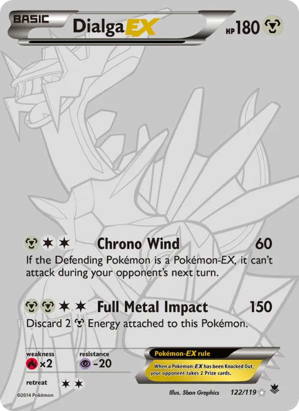 Dialga EX Phantom Forces 122/119
