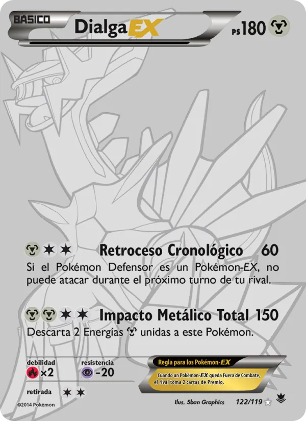 Dialga EX Fuerzas Fantasmales 122/119