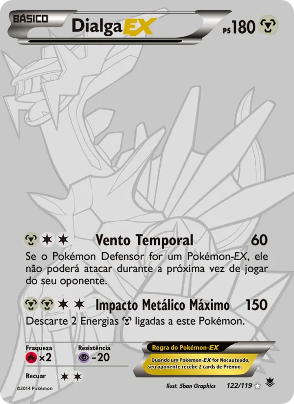 Dialga EX Força Fantasma 122/119