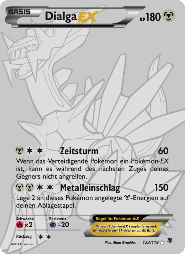 Dialga EX Phantomkräfte 122/119