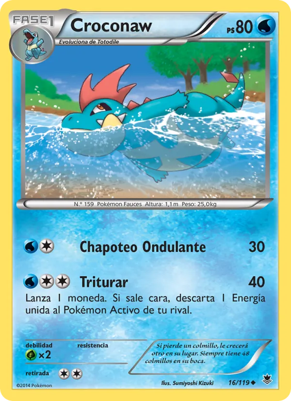 Croconaw Fuerzas Fantasmales 16/119